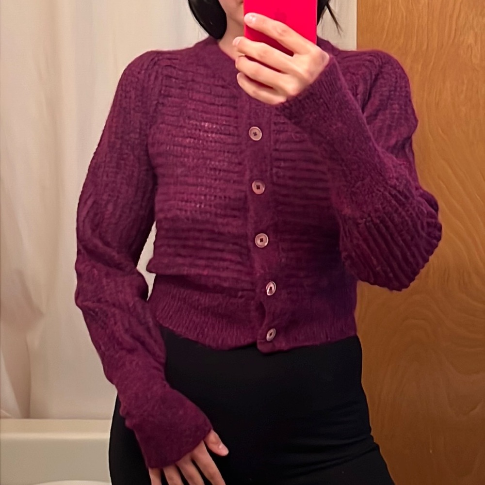 Wilfred Cropped Knit Sweater